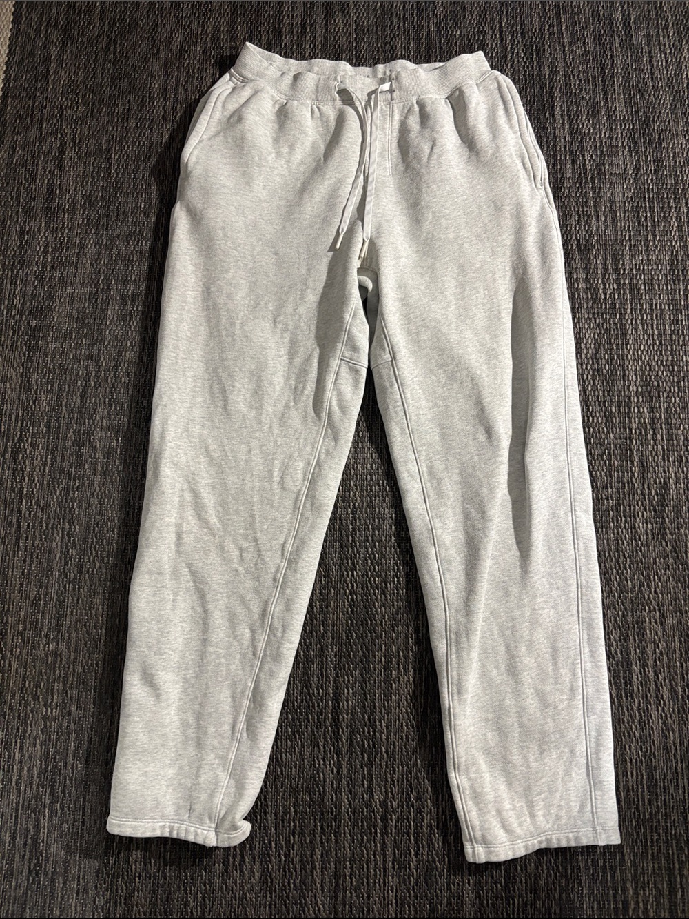 Lululemon City Sweat Sweatpant Straight Leg *Tall Heathered Grey Size Medium